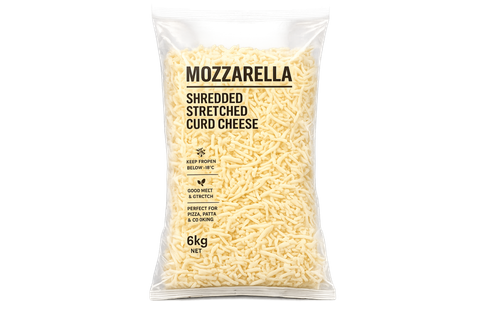 Mozzarella - Shredded 'Caboolture' - each 6kg