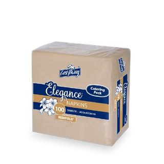 Napkin Quilted Brown - box 1000