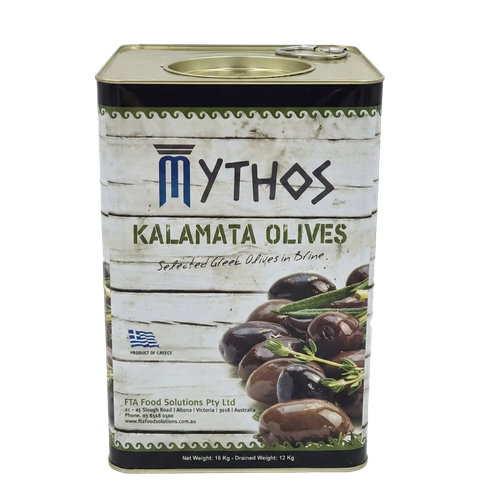 Olives - Kalamata Sliced 'Mythos' - each 10kg