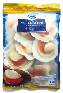 Roe Scallops 30/40 - each 1kg