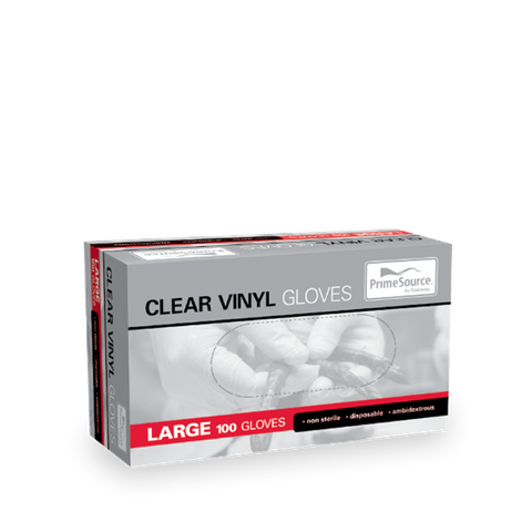 Gloves - Vinyl Clear Large - box 100