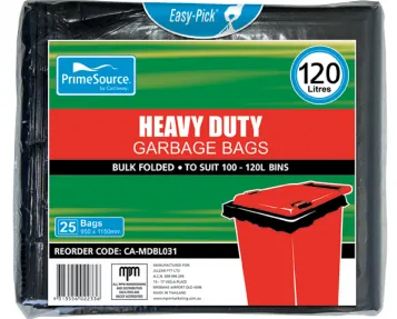 Garbage Bags - 120L - sleeve 25