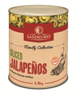 Jalapenos - Sliced - each 2.8kg