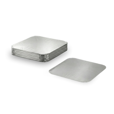 360ml Square Foil Lids - box 200