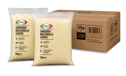 Fresco Mozzarella Shredded 2kg
