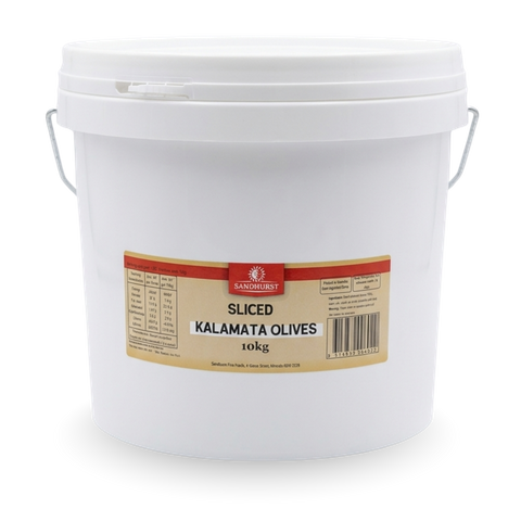 Olives - Kalamata Sliced 'Sandhurst' - each 10kg