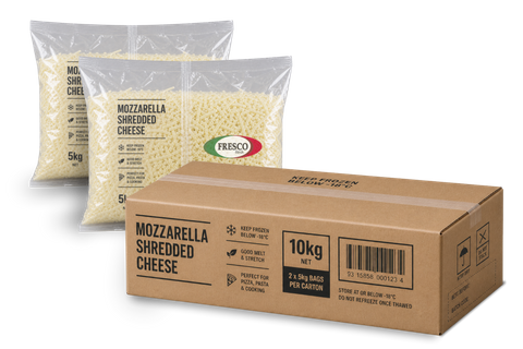 Frozen Mozzarella Shredded 'Fred Walker' - Box (5kgx2)