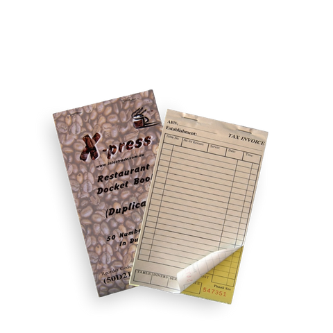 Docket Books 50 Duplicate Page - pack 10