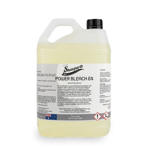 Bleach 6% - each 5L