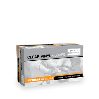 Gloves - Vinyl Clear Medium - box 100