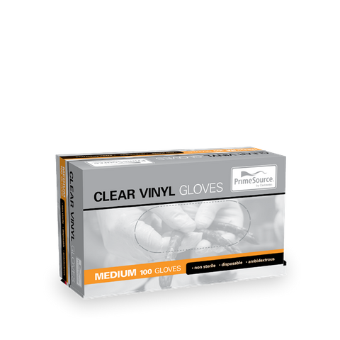 Gloves - Vinyl Clear Medium - box 100