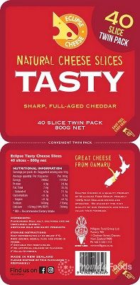 CHEESE SLICES TASTY 800GM ECLIPSE  **SPECIAL**
