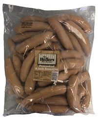 SAUSAGES 8" PRE-COOKED 5KG HELLER