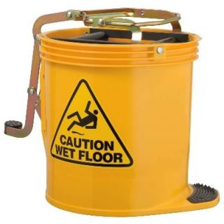 Mop Bucket Roller Yellow 15Lt Oates Rapid Clean