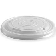 Biopak Bowl Lid 12, 16, 24 and 32oz PLA Opaque, 1000 lids per ctn