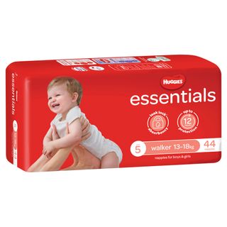 Huggies Essential Nappies Walker 13-18 kg  Ctn 176 (Size 5)