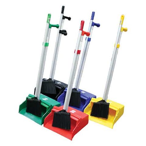 Lobby Dust Pan Set Blue