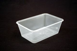 Genfac Container Rectangle 900ml Slv 50