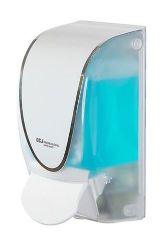SCJ Proline Quick-View&trade; Transparent Manual Dispensersl White 1LT