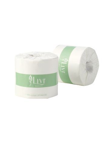 Livi Everyday Toilet Roll 2 Ply, 400 sheet, 48 Rolls per Ctn