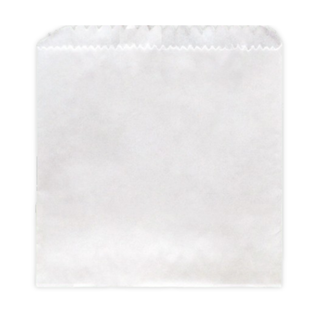 Bag 1 Square GPL White Pkt 500