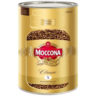 Moccona Classic Medium Roast Instant Coffee Can 500g