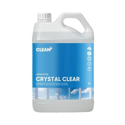Clean Plus Advanced Crystal Clear Window Cleaner 5LT