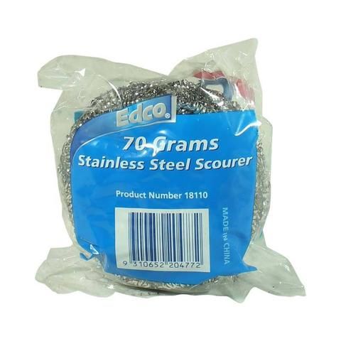 Edco Stainless Steel Scourer 70 g, 36 Pcs per Ctn