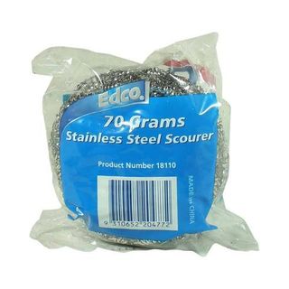 Edco Stainless Steel Scourer 70 g, 36 Pcs per Ctn