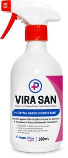 Clean Plus Vira San Hospital Grade Disinfectant 500ml RTU