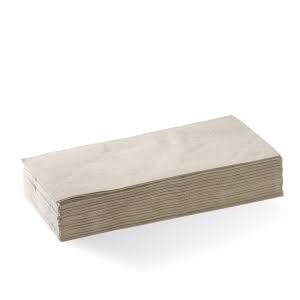BioPak 2 Ply Natural Quilted 1/8 Fold 1,000 units per Ctn