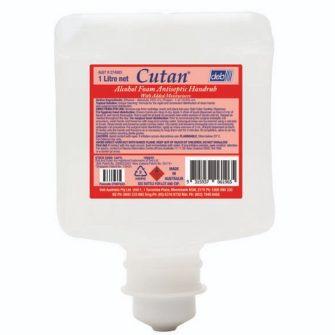 SCJ Cutan&reg; Alcohol Foam Antiseptic Handrub 1LT