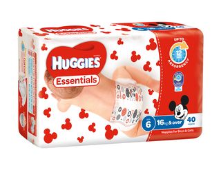 Huggies Essential Nappies Junior 16+ kg  Ctn 160 (Size 6)