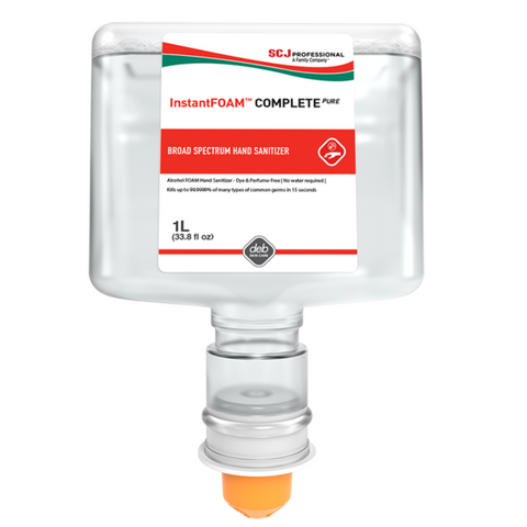 Instant Foam Complete Pure Hand Sanitizer Touch Free 1Lt