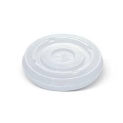 BioPak Flat Lid to suit Cold Cup Clear 60-280ml, 1000 units per Ctn