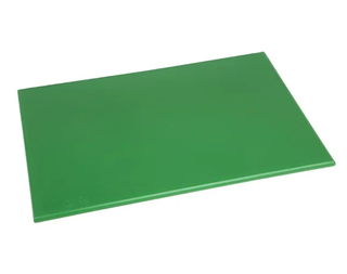 Hygiplas Antibacterial High Density Chopping Board Green - 455x305x12mm