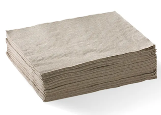 Biopak Lunch Bionapkin 1 Ply 1/4 Fold Natural Ctn 3000