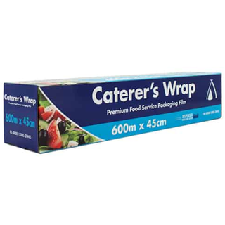 ClingWrap Premium Cater's Wrap 45cm x 600m, 6 units per Ctn