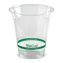 BioPak Cold Cup Clear 420ml, 1000 units per Ctn