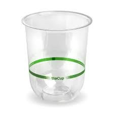 BioPak 500ml Clear Bioplastic Tumbler BioCup, 1000 units per ctn
