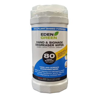 Eden Green Hand & Signage Degreaser Wipes Blue Tub 80