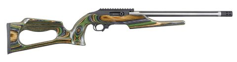 10/22 Competition Rifle w. Green Skeletonised  Laminate Stock