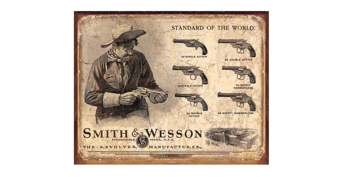 Rectangular Sign - S&W Revolvers