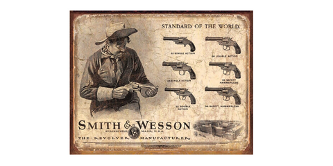 Rectangular Sign - S&W Revolvers