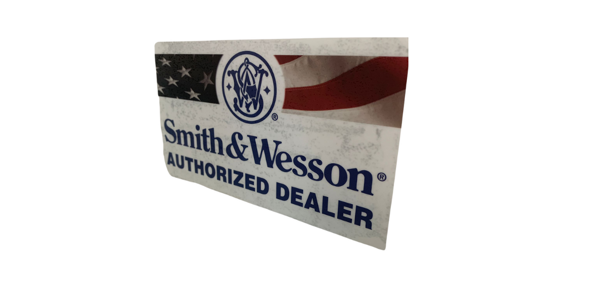 Window Decal (Reversed) - S&W Authorized Dealer