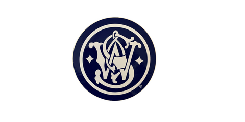 Sticker (Round) - S&W Logo Blue