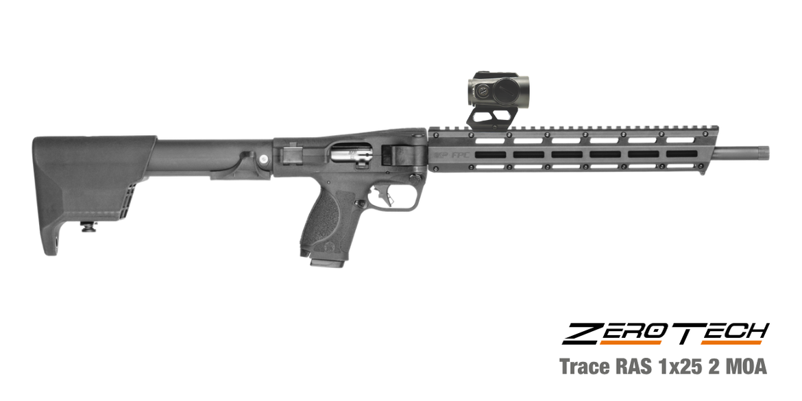 M&P FPC 22 w. ZeroTech Trace 2 MOA Red Dot Sight