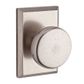 BALDWIN RUSTIC KNOB ON RUSTIC SQUARE ROSE