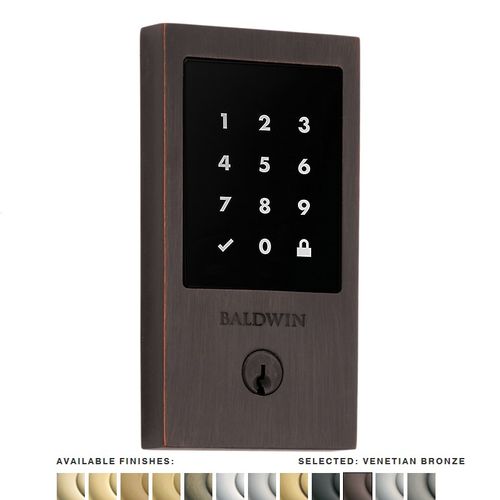 BALDWIN MINNEAPOLIS TOUCHSCREEN ELECTRONIC DEADBOLT VB BH