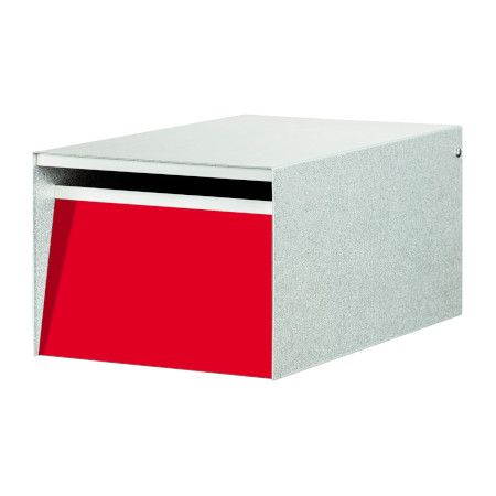 URBAN BACK OPENING LETTERBOX RED BX